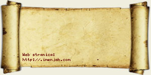 Koča Trnavac vizit kartica